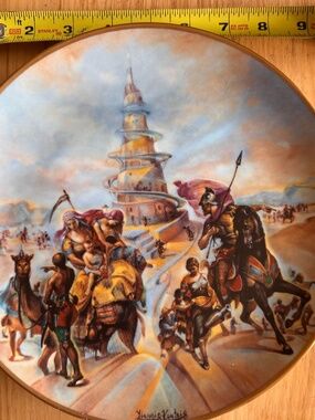 Tower of Babel collectors plate